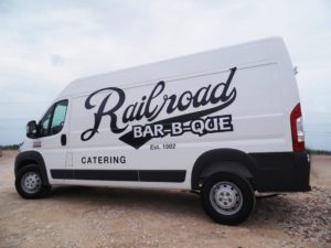 Railroad van decal